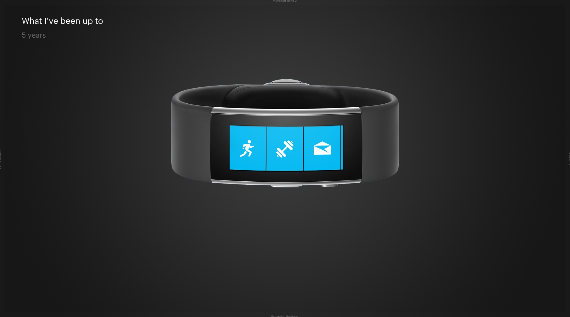 Microsoft Band 2 design