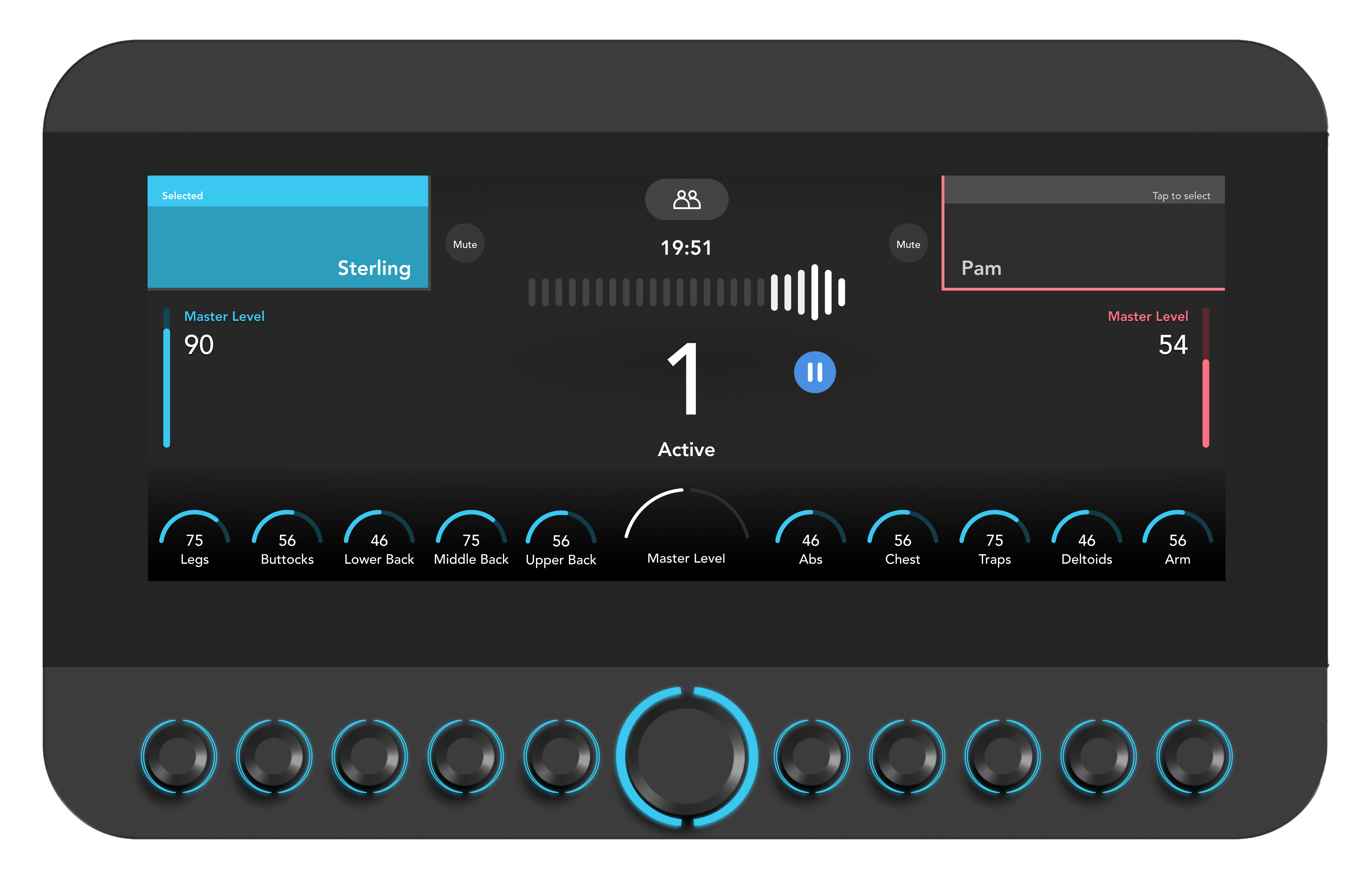 Katalyst EMS training station interface